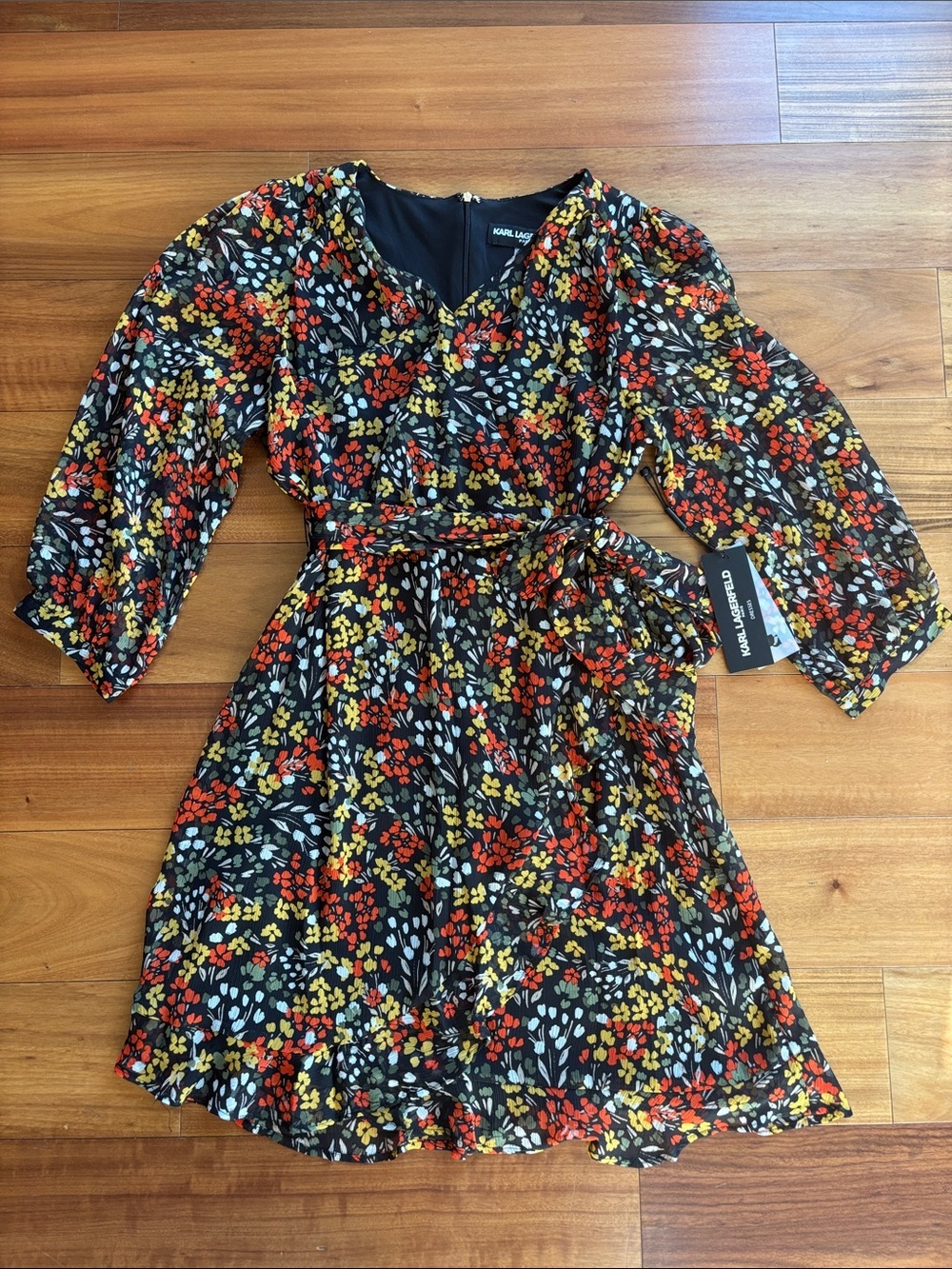 NWT Karl Lagerfeld wrap dress